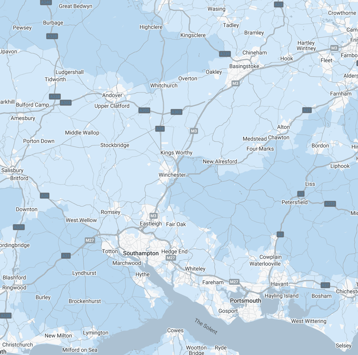Hampshire Map